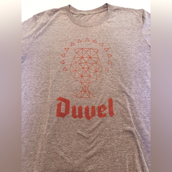 Vintage Duvel Brewing Co. T-Shirt by Normal Human – Heather Grey | Size L - Picture 2 of 8